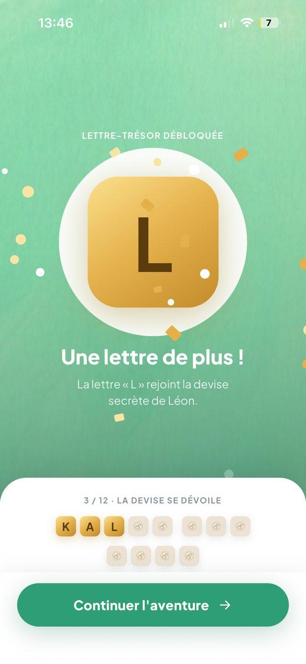 Jeu de Léon à Lesneven : une lettre de la devise est débloquée